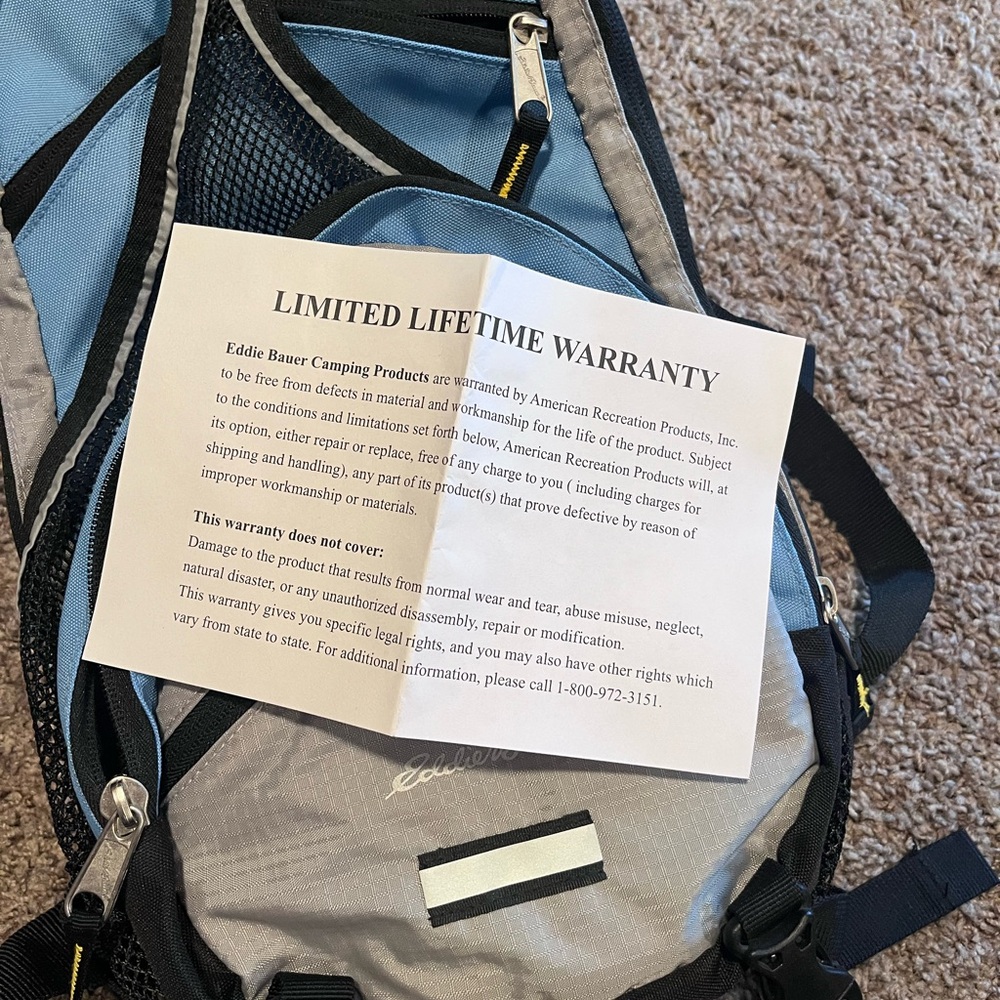 Eddie Bauer Backpack Small New Blue - Picture 9 of 10